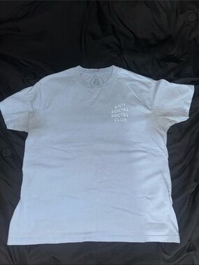 Anti Social Social Club Pale Blue Logo Tee - Men's Short Sleeve